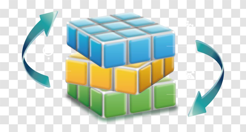 Rubiks Cube - Brand - And Arrow Vector Transparent PNG