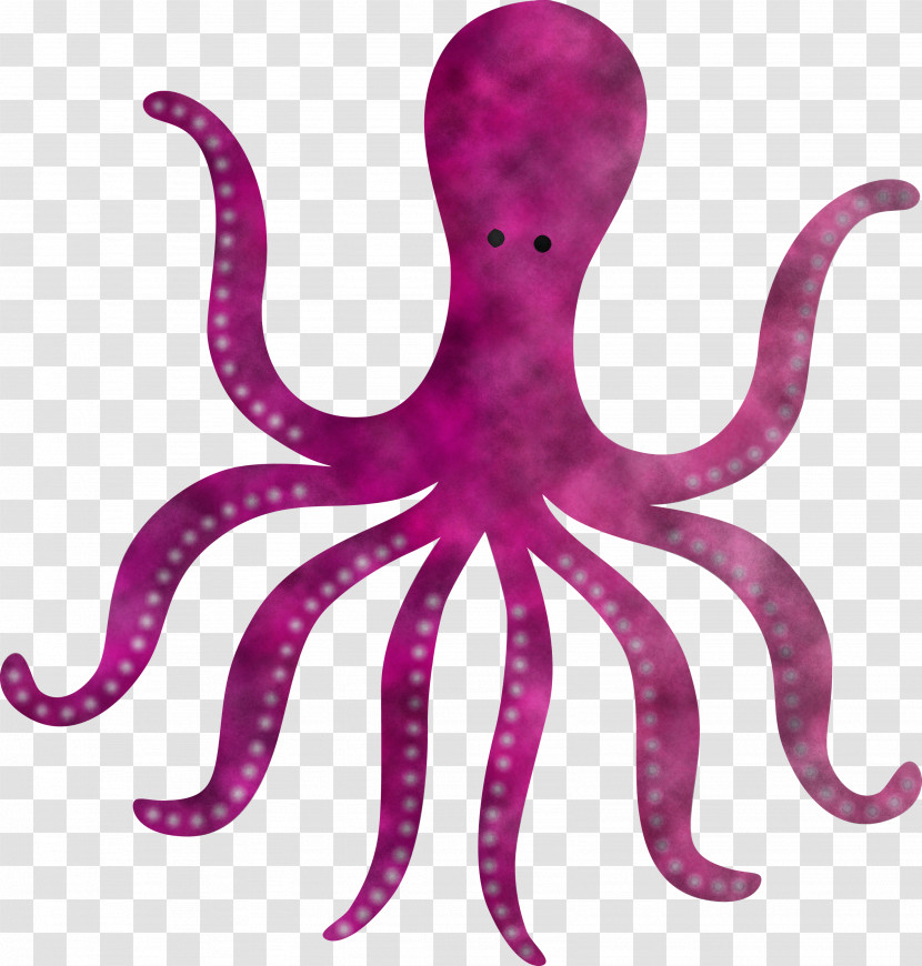 Octopus Giant Pacific Octopus Pink Purple Octopus Transparent PNG