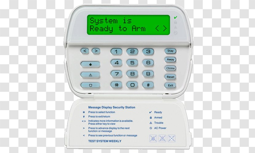 Security Alarms & Systems Keypad Alarm Device Access Control - Wireless - Resizable Characters Transparent PNG