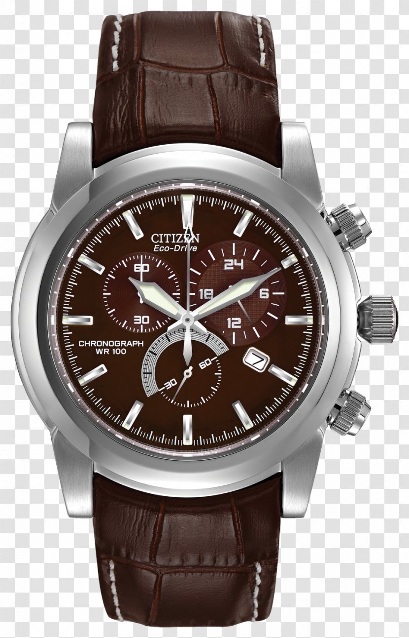 Eco-Drive Chronograph Watch Strap Citizen Holdings - Brand Transparent PNG