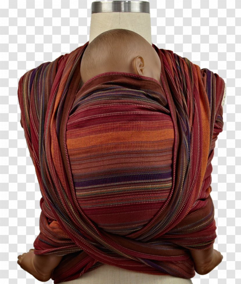 Woven Fabric Weaving Baby Sling Babywearing Wrap - Shoulder - Year-end Material Transparent PNG