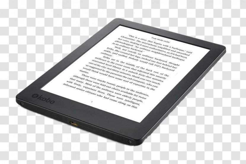 Kobo Aura HD Touch Glo E-Readers - One - Book Transparent PNG