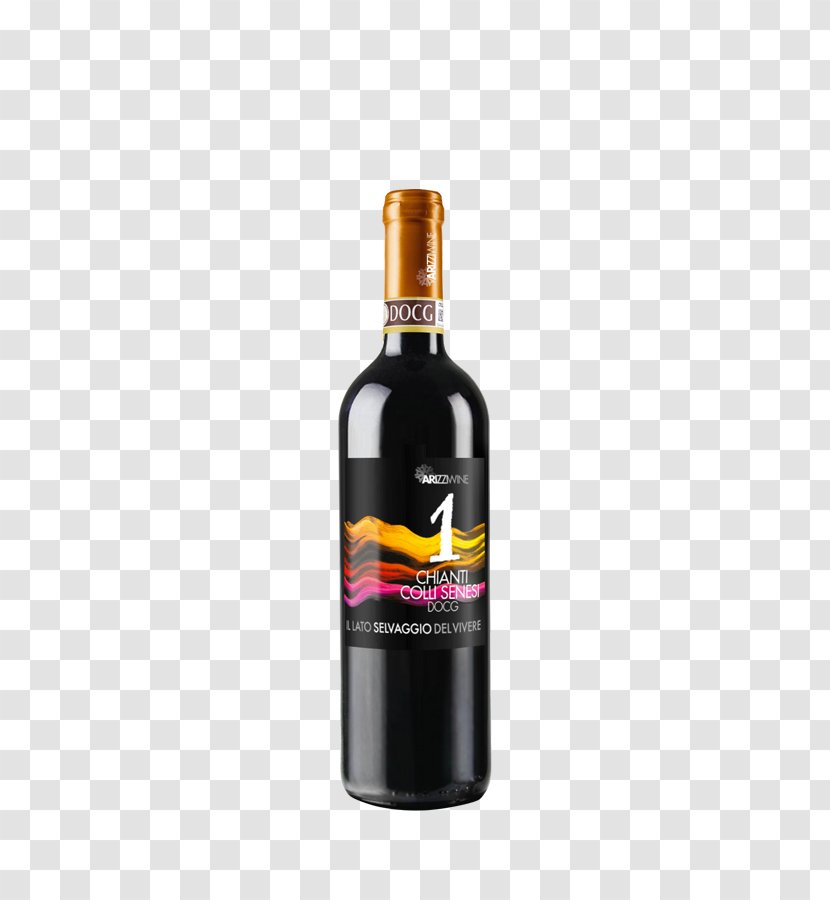 Chianti DOCG Liqueur Wine Colli Senesi - Bottle Transparent PNG
