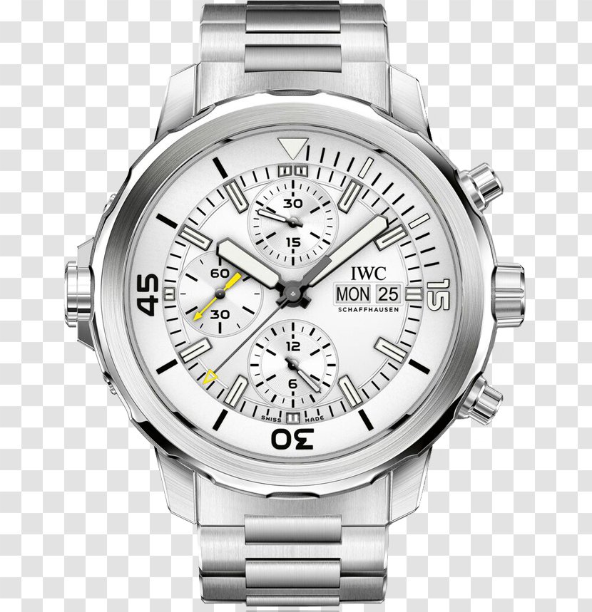 Chronograph International Watch Company Automatic Jewellery - Silver - Iwc Transparent PNG