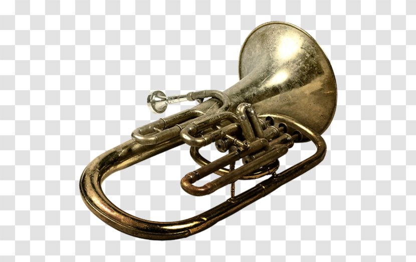Musical Instrument Cornet Trumpet Note - Cartoon - Metal Transparent PNG