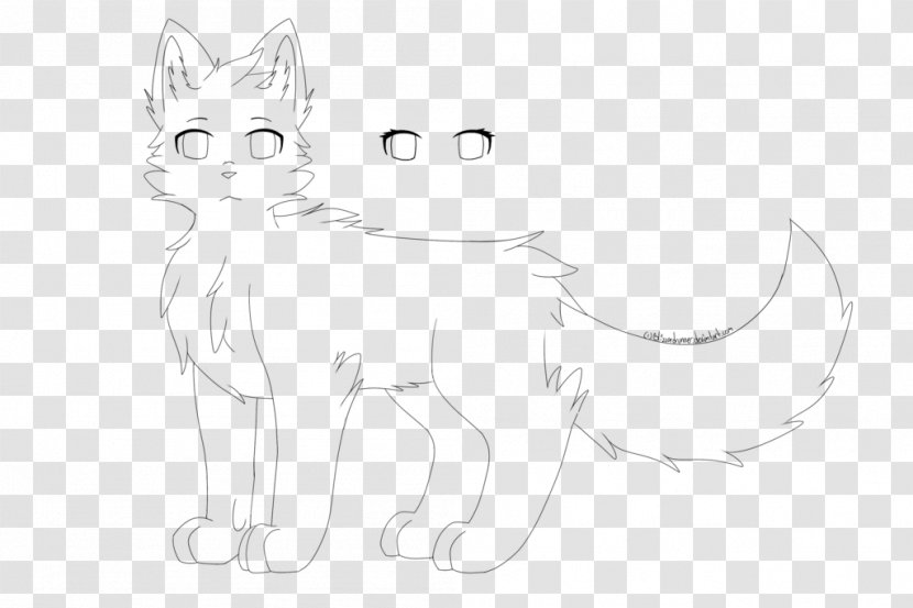 Whiskers Cat Dog Line Art Drawing - Organism Transparent PNG