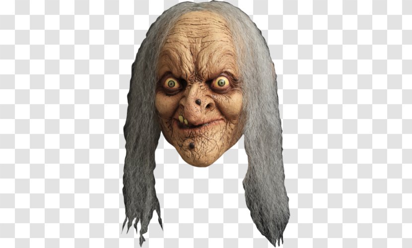 Hag Latex Mask Halloween Costume - Witch Face HD Transparent PNG