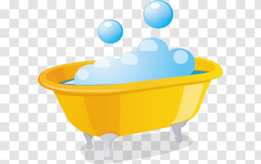 Bathtub Bathing Euclidean Vector - Bubble - Bath Transparent PNG