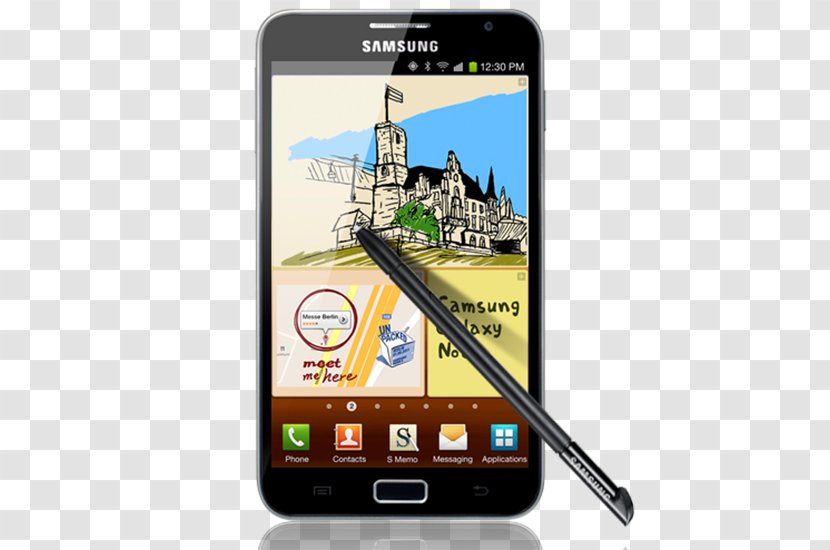 Samsung Galaxy Note II Smartphone Group S6 - Display Device - 10 2014 Transparent PNG