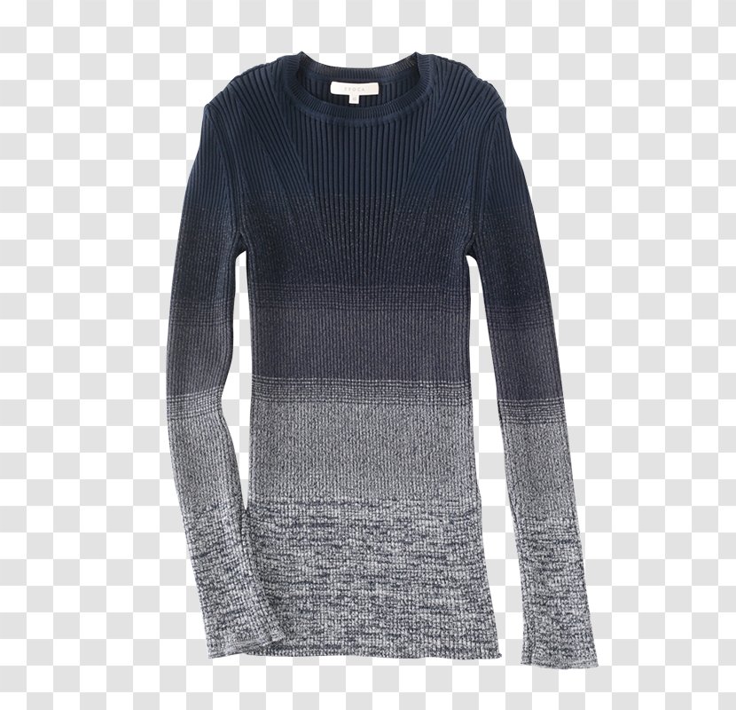Long-sleeved T-shirt Sweater Neck - Longsleeved Tshirt Transparent PNG