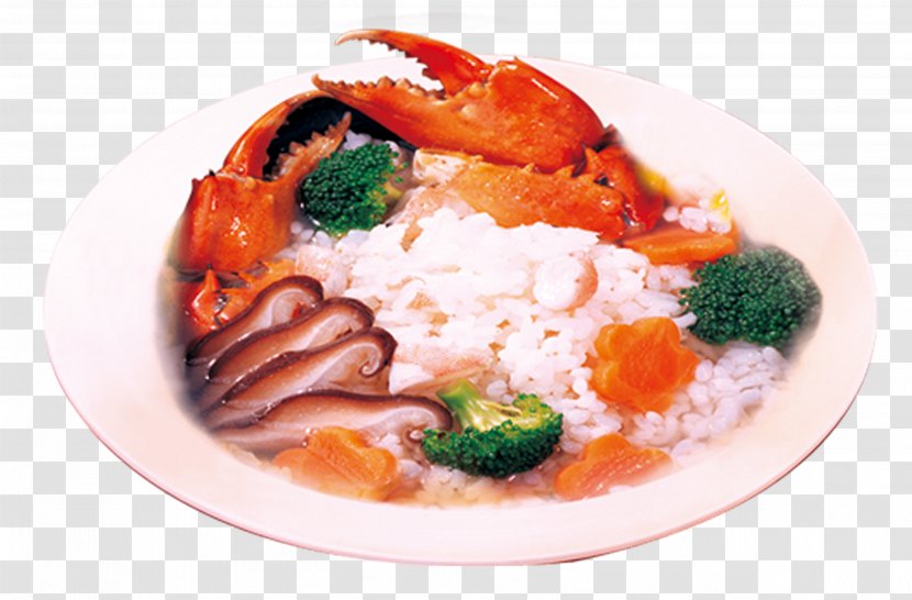 Lobster Vegetarian Cuisine Palinurus Elephas Breakfast - Delicious Rice Transparent PNG
