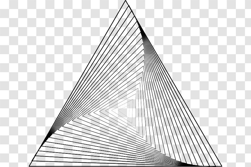 Triangle Geometry Tessellation Clip Art - Monochrome Photography - Geometric Pattern Transparent PNG
