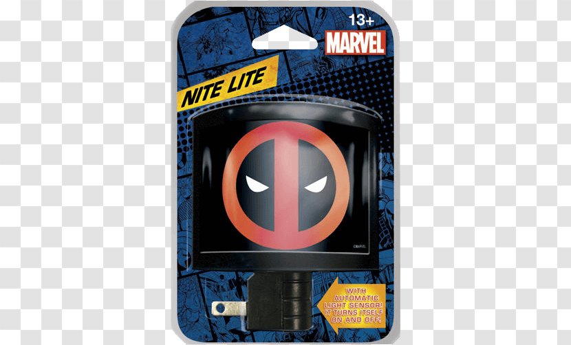 Superhero Deadpool Antihero Nightlight Transparent PNG