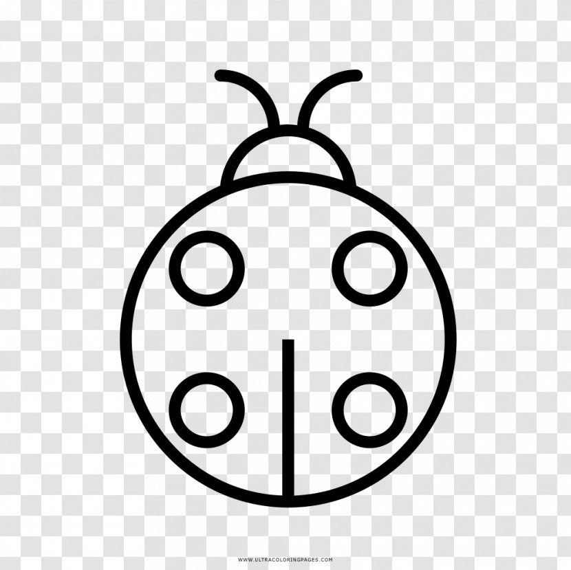 Ladybird Beetle Drawing Coloring Book Aphid - Monochrome Photography Transparent PNG