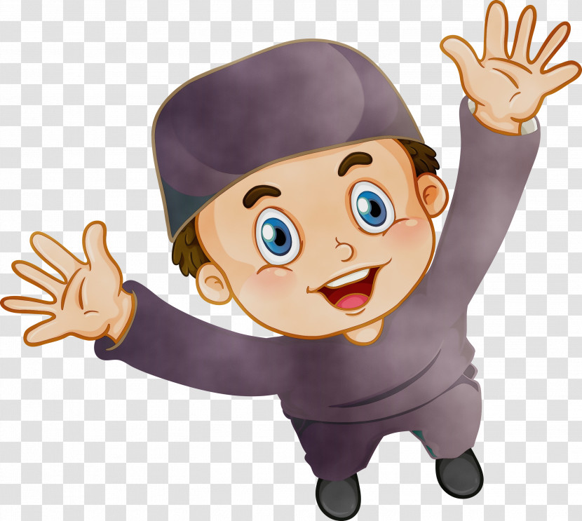 Cartoon Gesture Finger Thumb Animation Transparent PNG