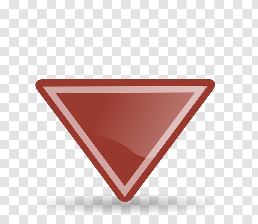 Arrow Download Clip Art - Red Transparent PNG