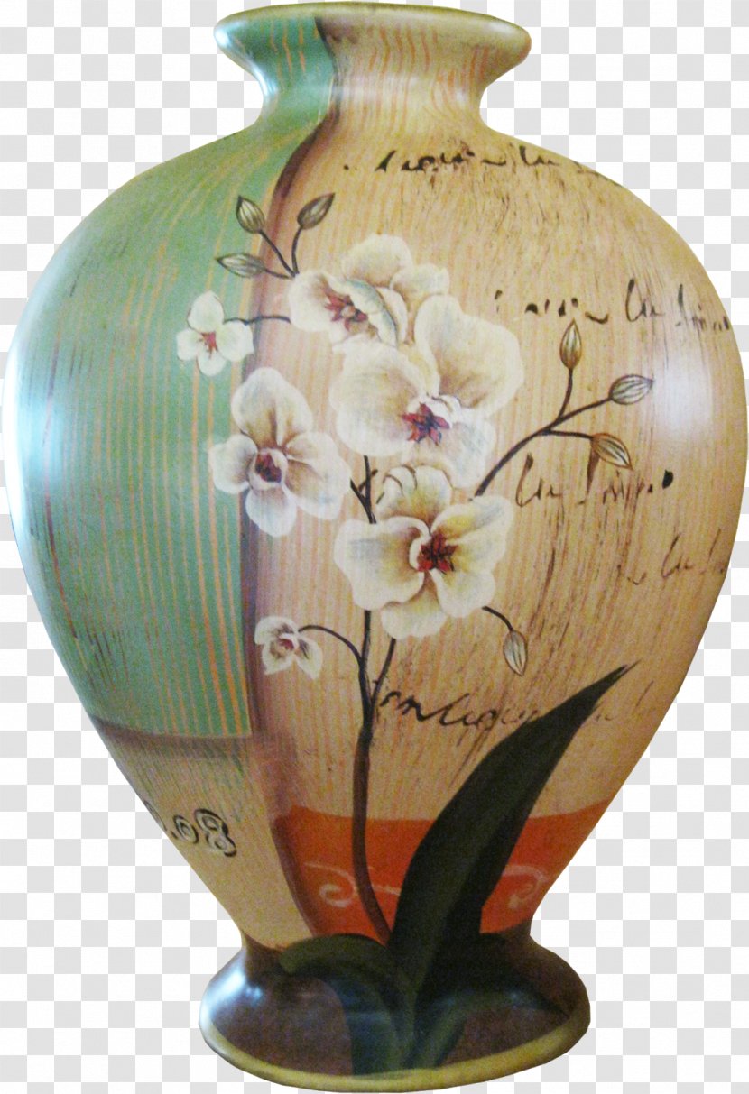 Watercolor Flower Background - Ceramic - Interior Design Flowerpot Transparent PNG