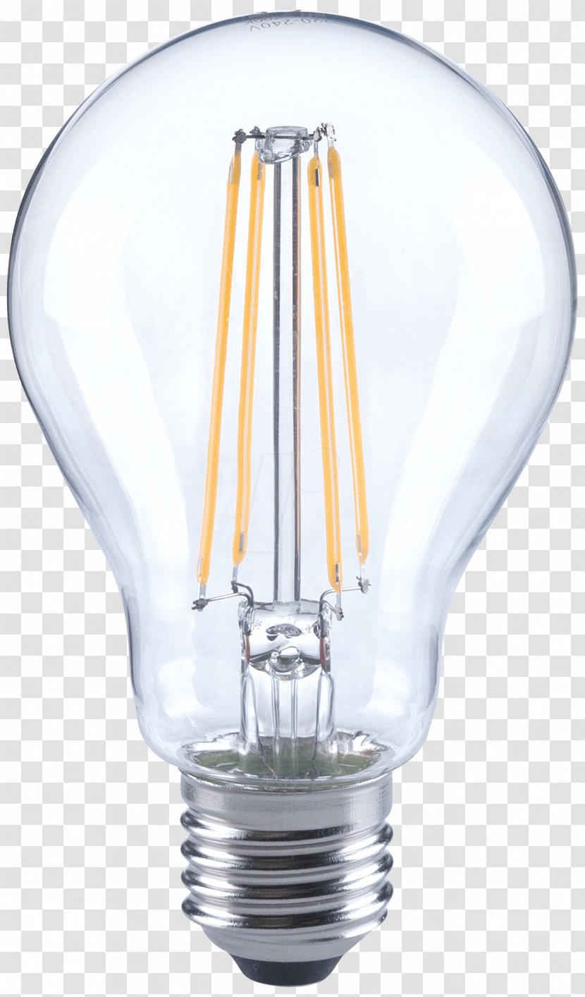 Incandescent Light Bulb LED Filament Light-emitting Diode Edison Screw Transparent PNG