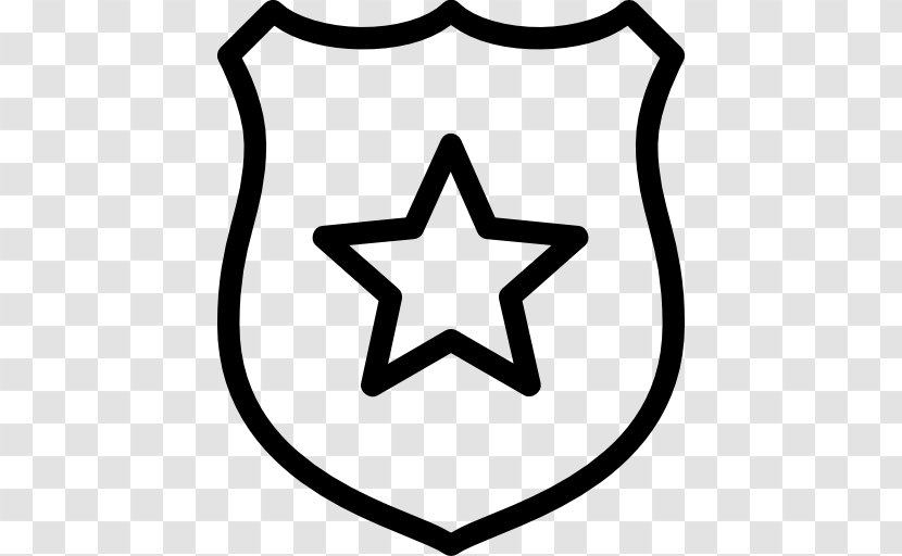 Star Clip Art - Monochrome Photography - Police Transparent PNG