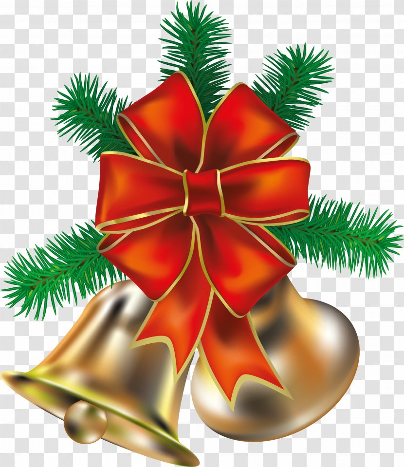 Christmas Clip Art - Tree - Small Bells Transparent PNG