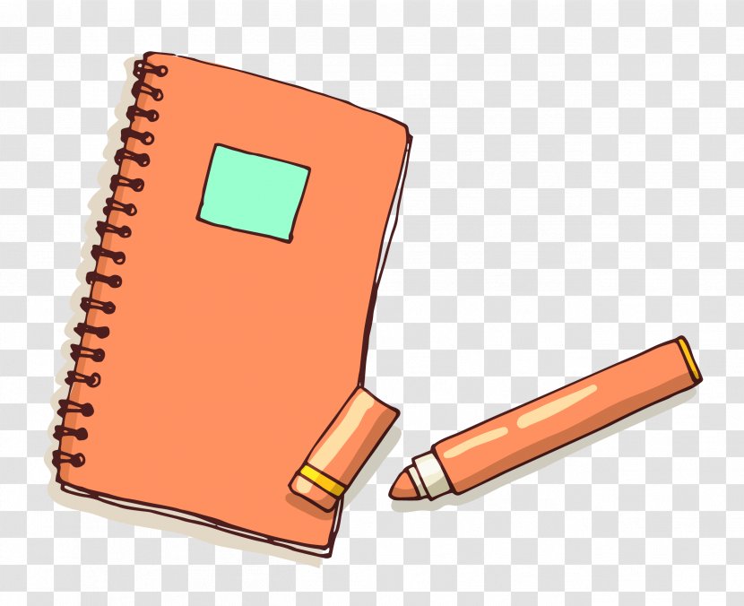 Notebook Pen - Book - And Vector Material Transparent PNG