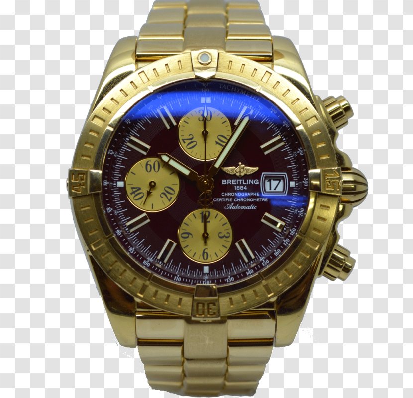 Gold Breitling Chronomat Watch Strap SA - Sa Transparent PNG