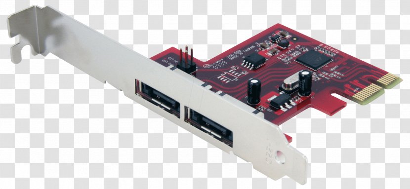 TV Tuner Card Network Cards & Adapters Serial ATA PCI Express ESATA - Computer Port - Hard Drives Transparent PNG