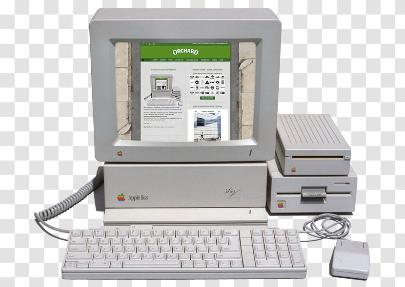 Apple IIe Lisa IIGS Transparent PNG