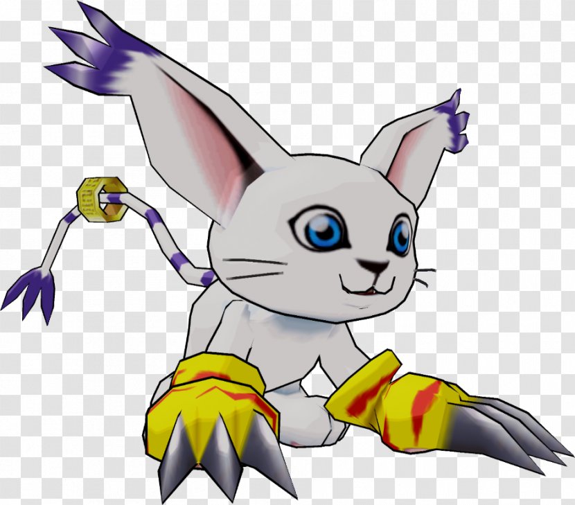 Gatomon Biyomon Digimon World Data Squad Agumon Gabumon - Silhouette Transparent PNG