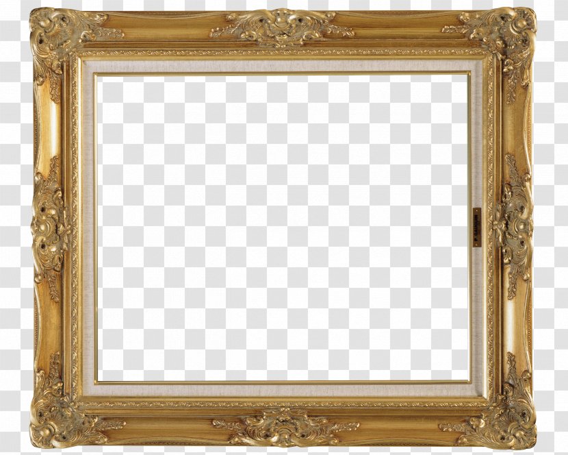 Picture Frames Renaissance Painting Art - Decorative Arts - Golden Frame Transparent PNG