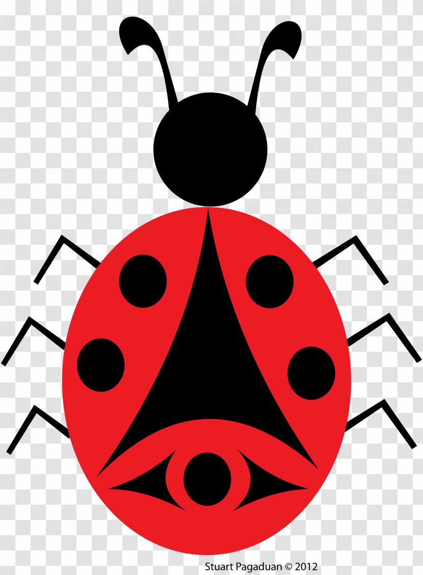 Ladybird Beetle School District 79 Cowichan Valley White Clip Art - Smile - Border Colour Transparent PNG