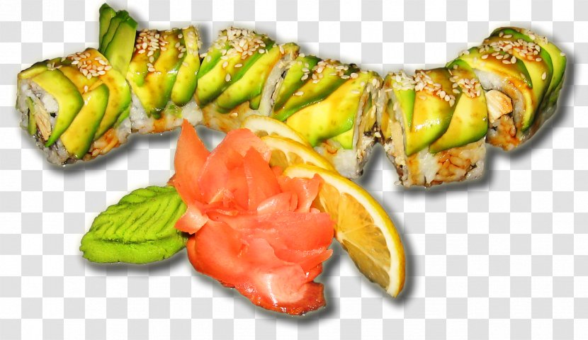 Sushi California Roll Japanese Cuisine Asian Makizushi - Fish - Avocado Transparent PNG