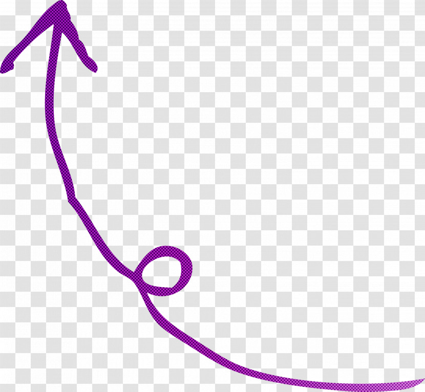 Curved Arrow Transparent PNG