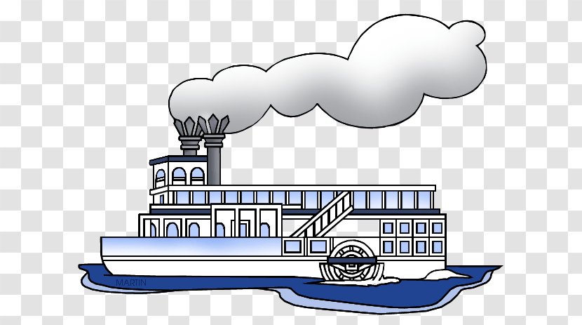 Mississippi River Steamboat Steamship Clip Art - Cartoon - Free Cliparts Transparent PNG