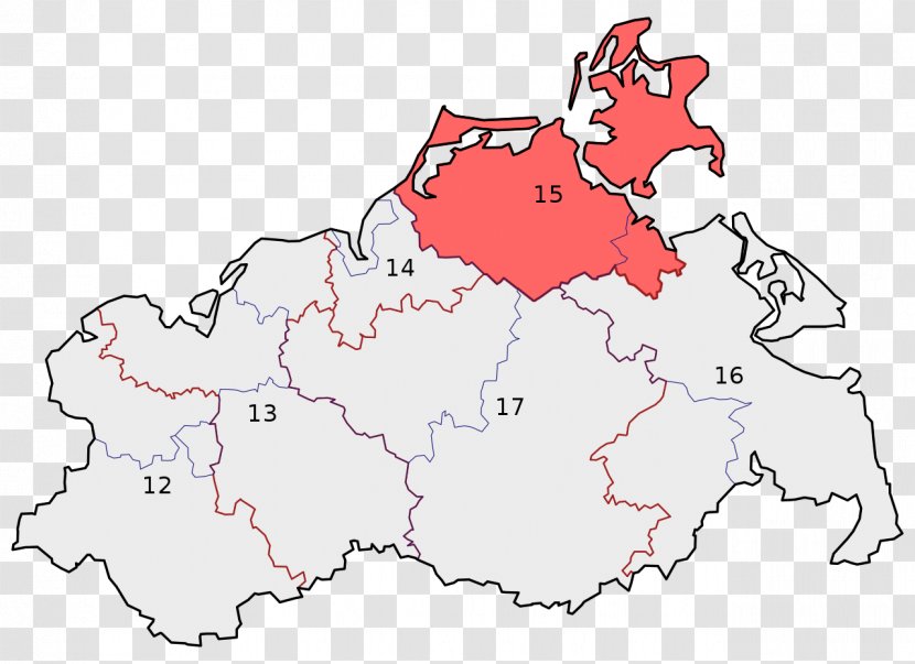Stralsund Grimmen Constituency Of Vorpommern-Rügen – Vorpommern-Greifswald I - Area - August 15 2017 Transparent PNG