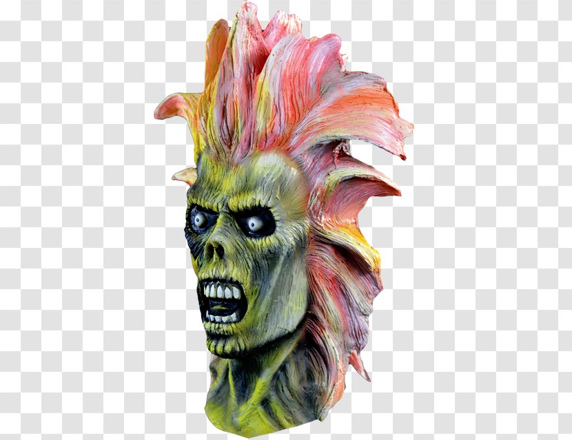 Mask Iron Maiden Eddie Costume Piece Of Mind - Cosplay Transparent PNG