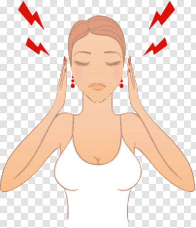 Headache Pain Migraine Pharmaceutical Drug Clip Art - Watercolor - The Lady Moves Her Hands With Lightning Transparent PNG