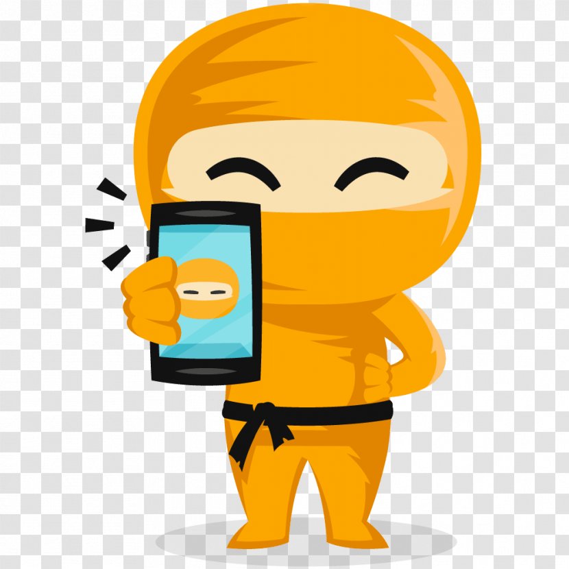 My App Letsmobility Software Solution Android - Yellow - Ninja Transparent PNG