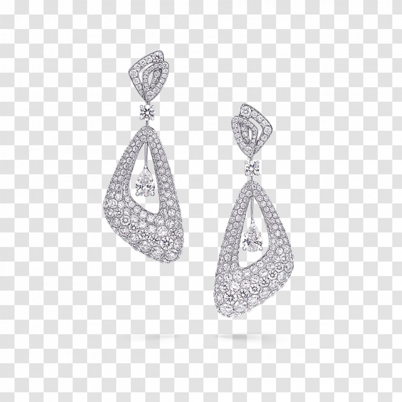 Earring Graff Diamonds Jewellery Diamond Cut Transparent PNG