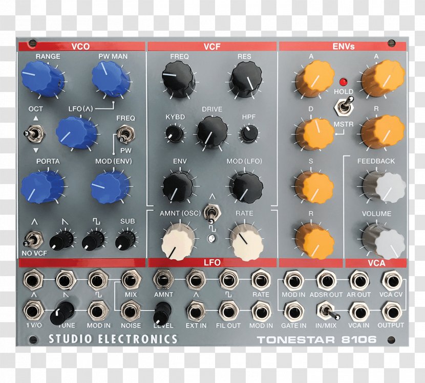 Sound Synthesizers Modular Synthesizer Eurorack Analog - Signal Transparent PNG