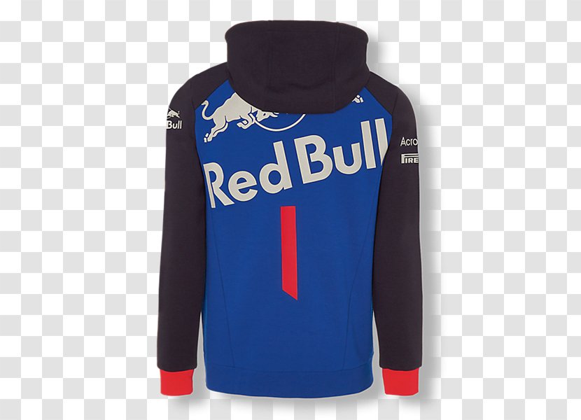 Hoodie Scuderia Toro Rosso T-shirt Red Bull Bluza - Sports Fan Jersey Transparent PNG