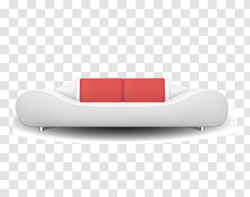 Table Couch Chair - Rectangle - White Sofa Transparent PNG