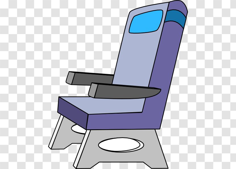 Airplane Airline Seat Clip Art - Furniture - Car Cliparts Transparent PNG
