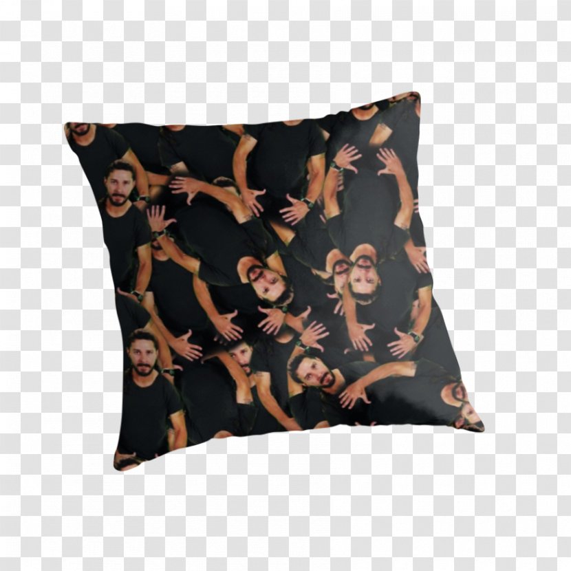 Throw Pillows Cushion - Shia Labeouf Transparent PNG