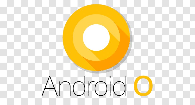 Android Oreo Mobile Phones Nougat - Yellow - Logo Transparent PNG