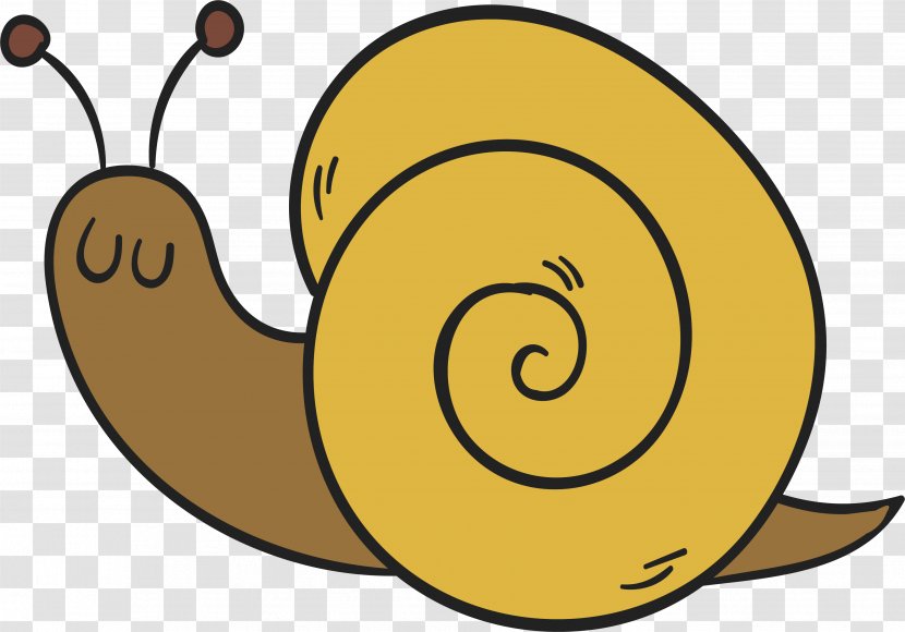 Snail Drawing Clip Art - Artworks - Hand Painted Cute Transparent PNG