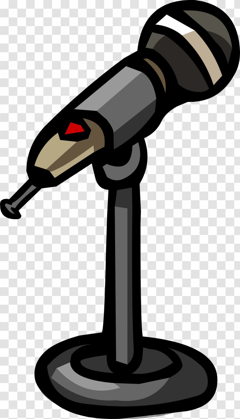 Microphone Club Penguin Cartoon - Wiki Transparent PNG