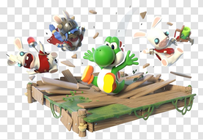 Mario + Rabbids Kingdom Battle & Yoshi Princess Peach Luigi - Video Game Transparent PNG