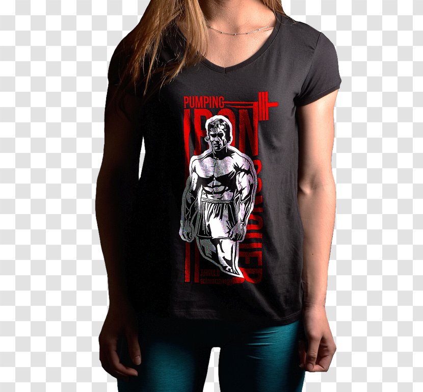 T-shirt Shop Clothing Sleeve Blouse - Tshirt - Arnold Schwarzenegger Transparent PNG