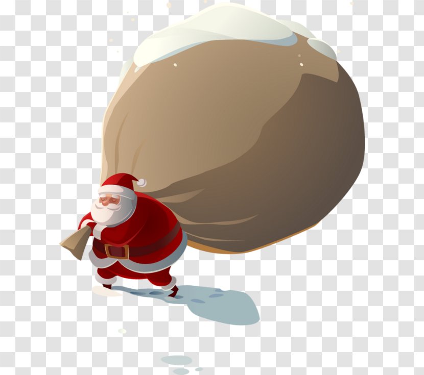 Christmas Gift Santa Claus - Packaging And Labeling Transparent PNG